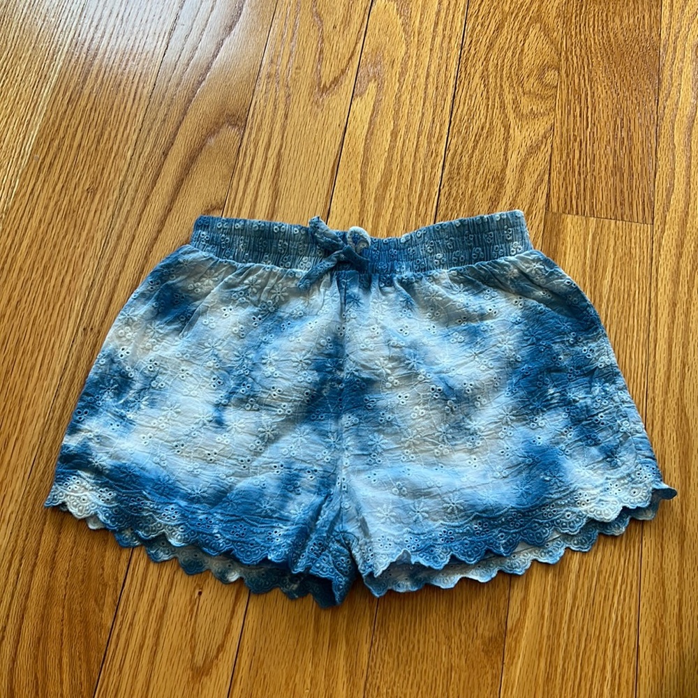 GIRLS size S Design History tie dye eye kit shorts